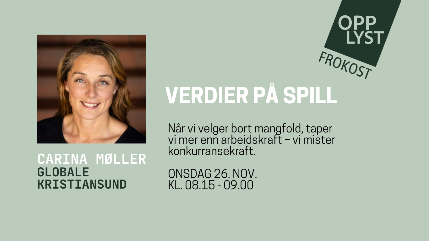 Verdier på spill - opplyst frokost
