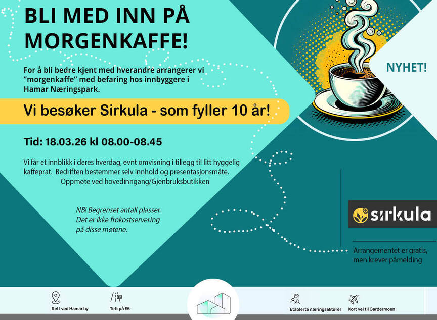 Morgenkaffe hos Sirkula