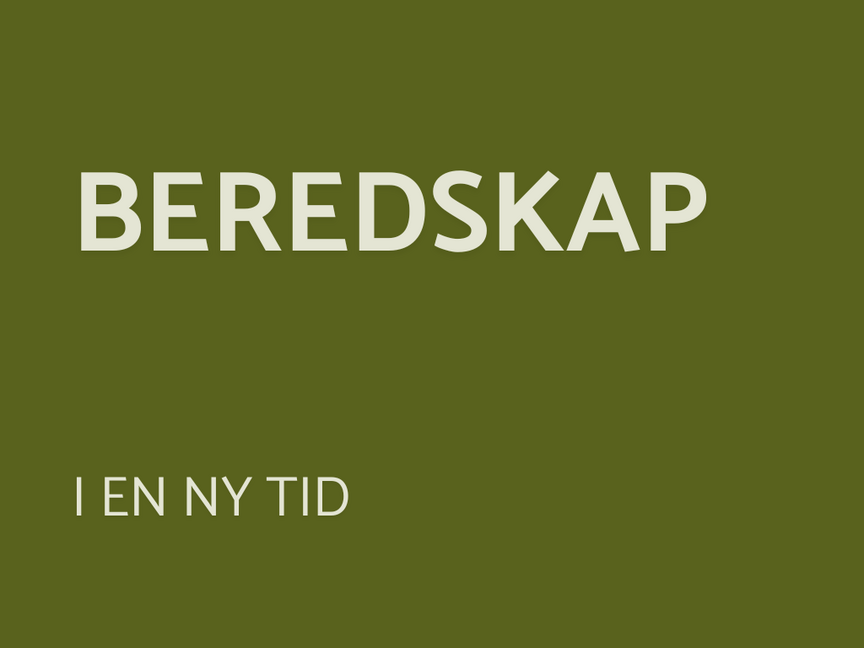 Beredskap i en ny tid - hybrid mobilt energisystem