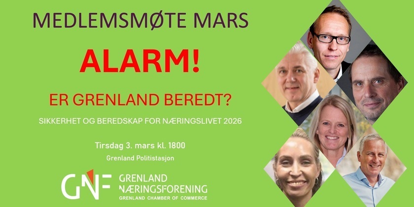 Medlemsmøte MARS - ALARM: Er Grenland beredt?