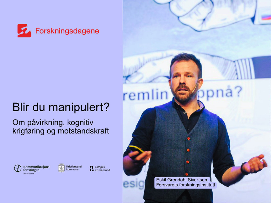 Forskningsdagene - Blir du manipulert?