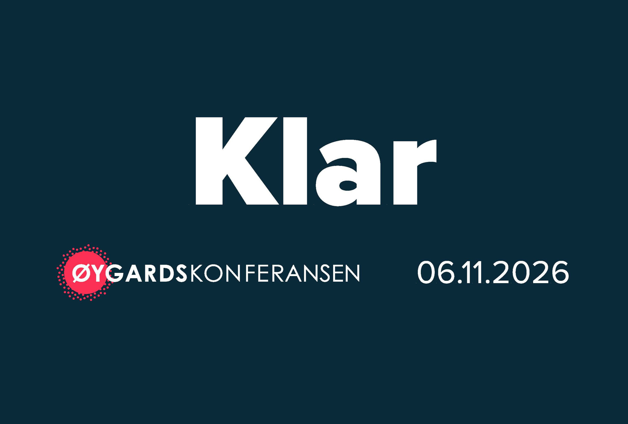 Øygardskonferansen 2026