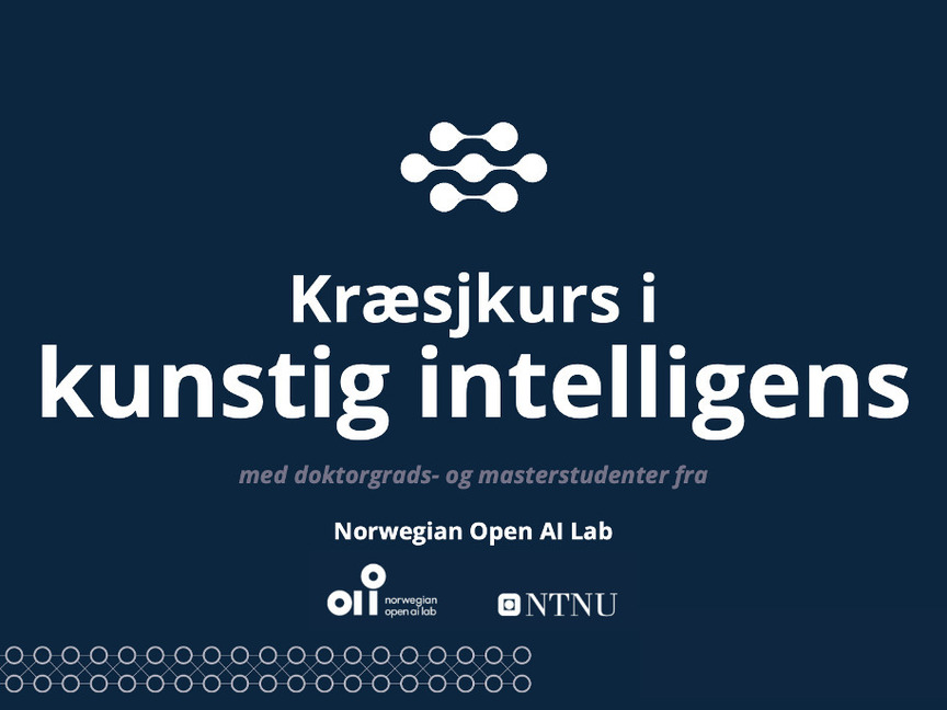 Frokostsamling - Kræsjkurs i kunstig intelligens 
