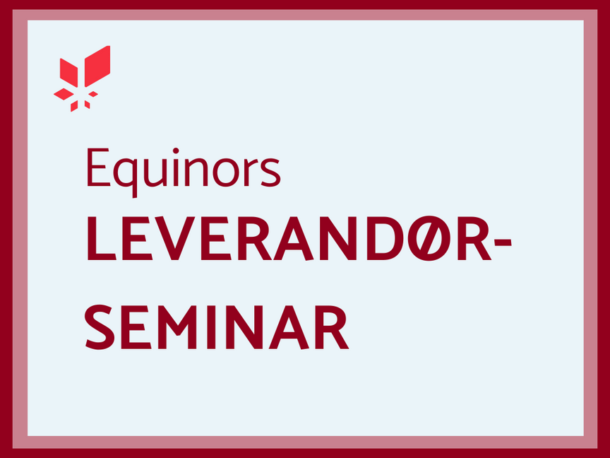Equinors leverandørseminar – Kristiansund 2026