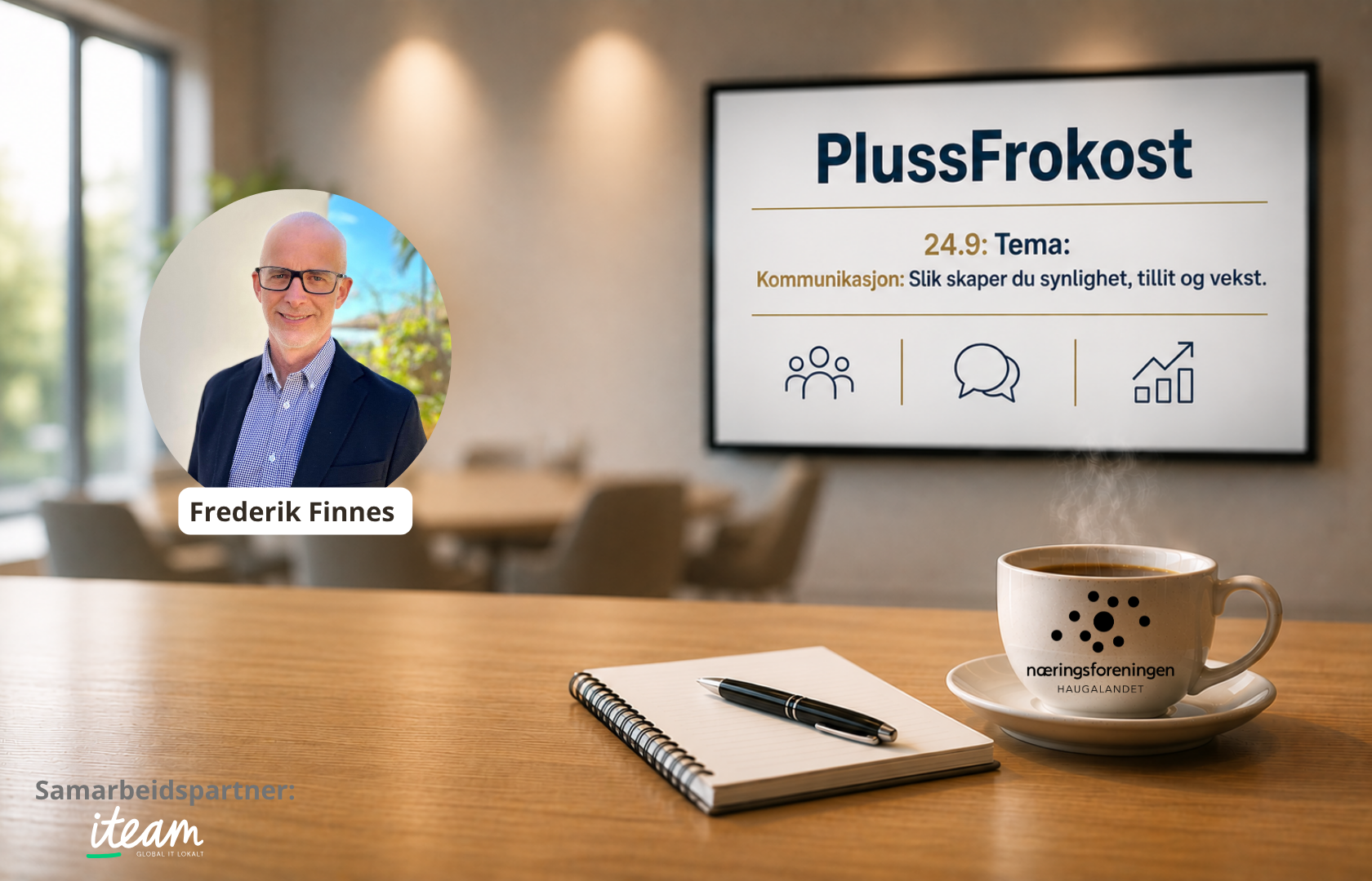 PlussFrokost: Bedriftskommunikasjon som gir vekst - Slik skaper du synlighet, tillit og et godt omdømme